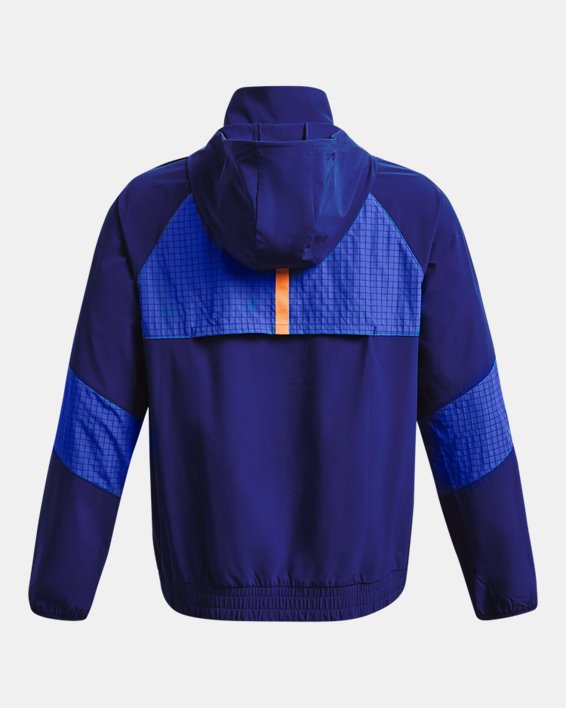 Men's UA Accelerate Track Jacket, Blue, pdpMainDesktop image number 6